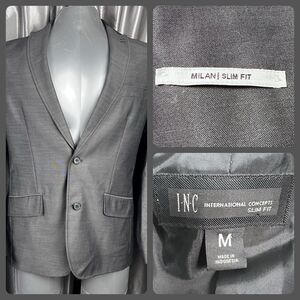 I.N.C.‎ International Concepts Men’s Suit Jacket Sz M Milan Slim Fit Blazer Coat